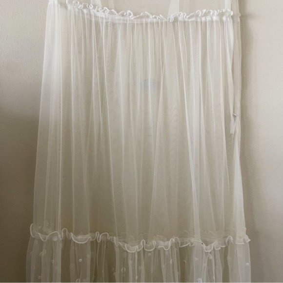 Chan Luu White Sheer Slip Dress - Picture 4 of 7